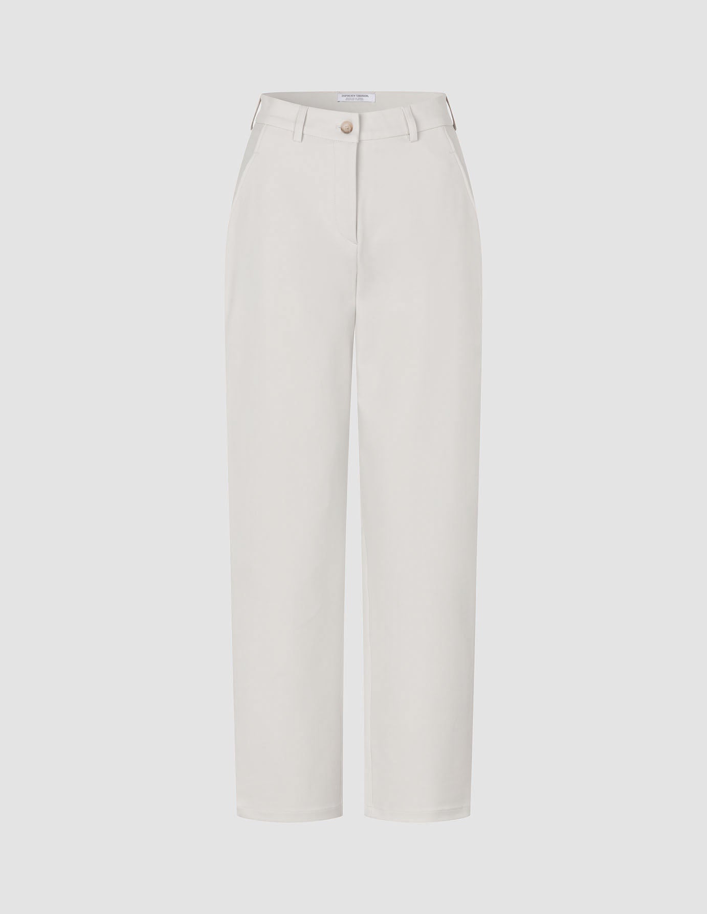 Essential Pants Straight Off White
